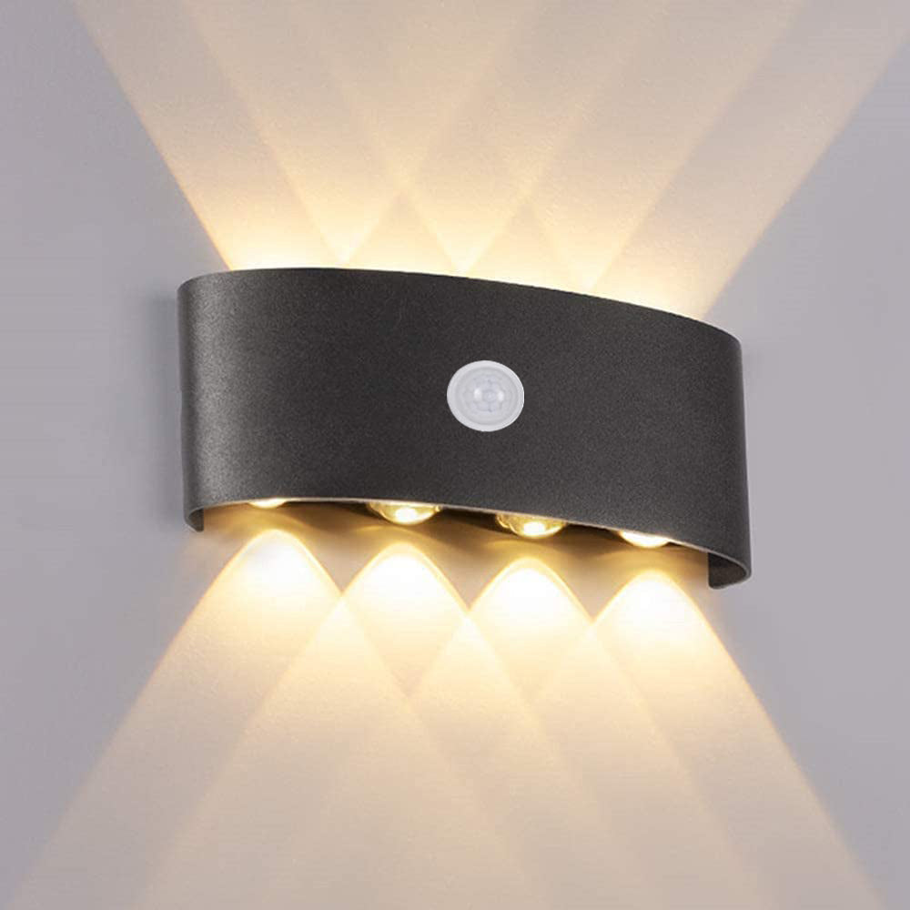 Orr Modern Simple Metal Acrylic Fixtures Up And Down LED Light Wall Lamp