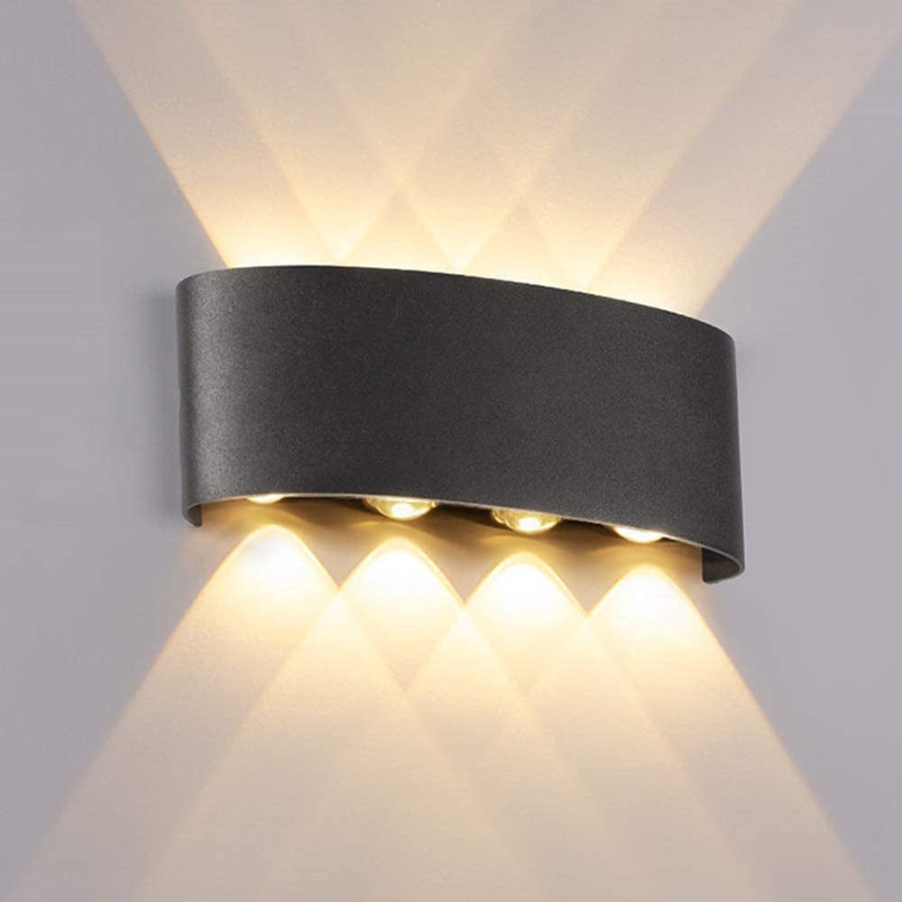 Orr Modern Simple Metal Acrylic Fixtures Up And Down LED Light Wall Lamp