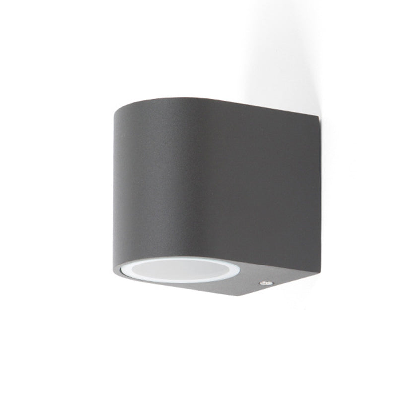 Lampe murale extérieure carrée en métal minimaliste IP65 étanche