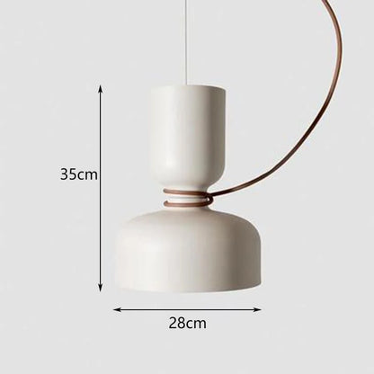 Minimalist Iron Hanging Fixture LED Modern Pendant Light