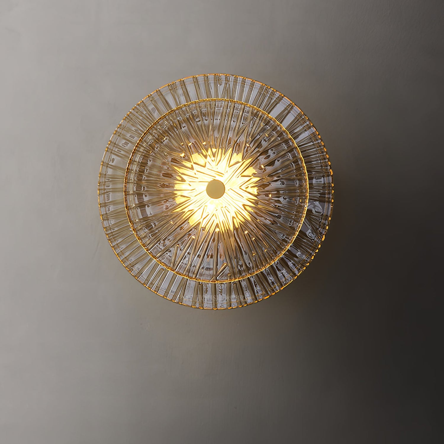 Round Crystal Wall Lamp