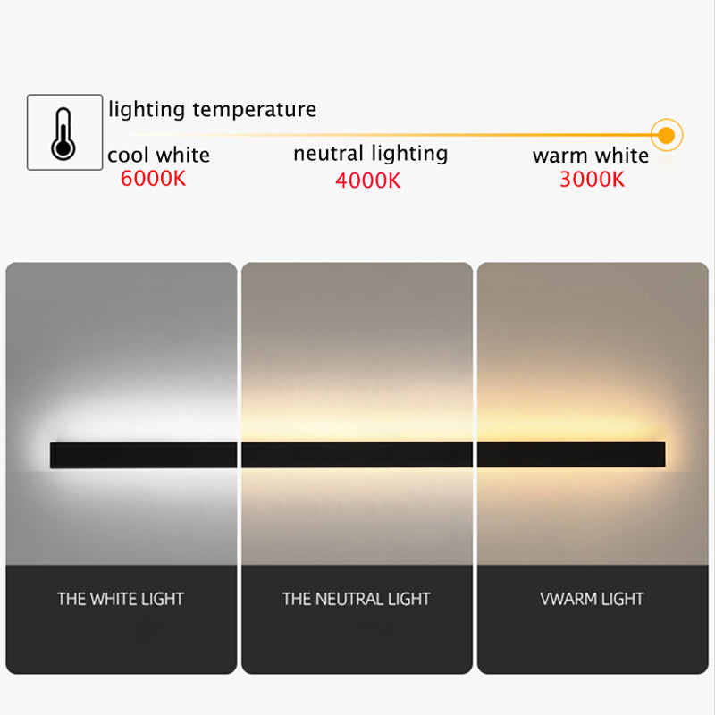 Edge Ripple Minimalist Linear IP65 WaterProof Outdoor Light