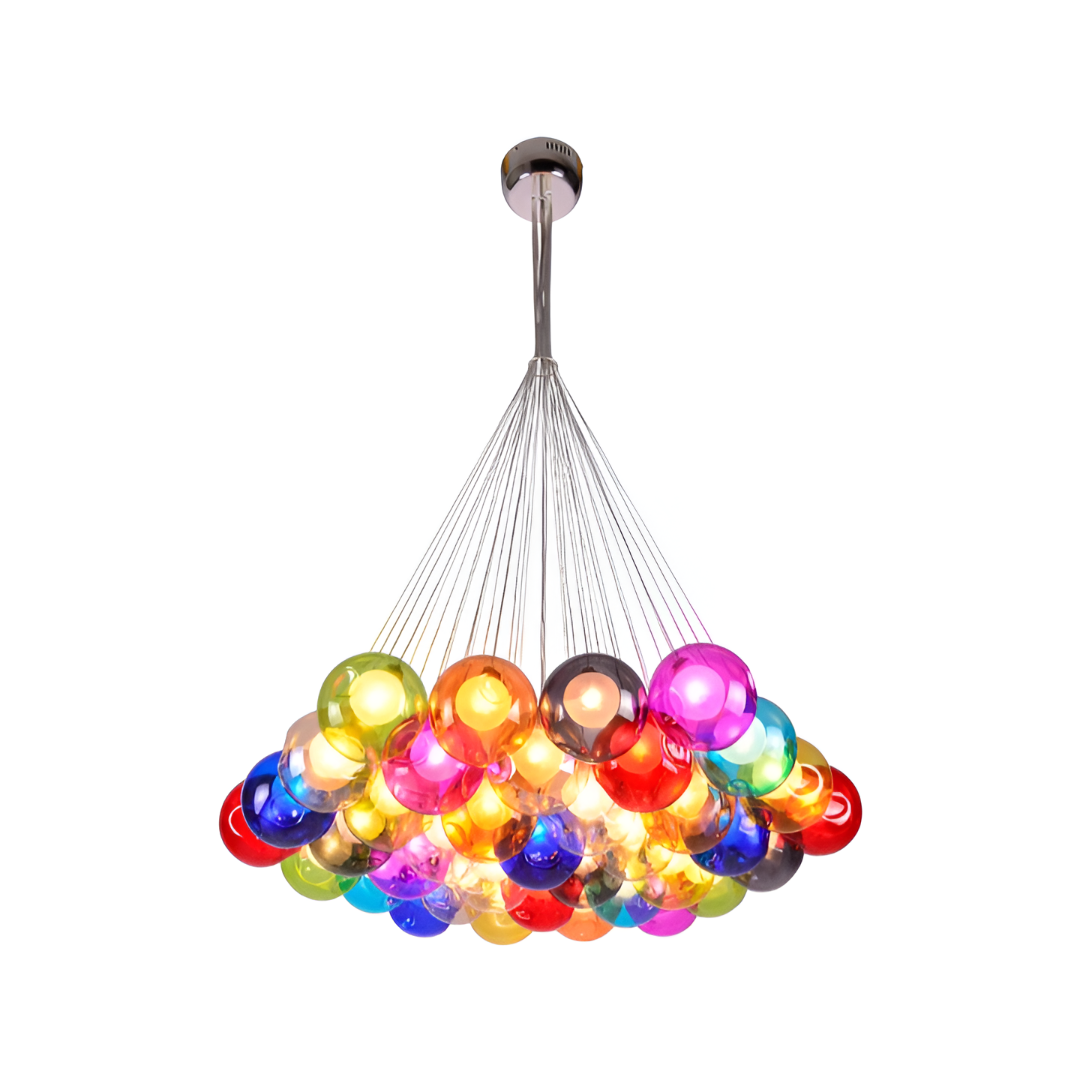 Elaris Aurora Nordic Iron Bubble Glass Ball Chandelier
