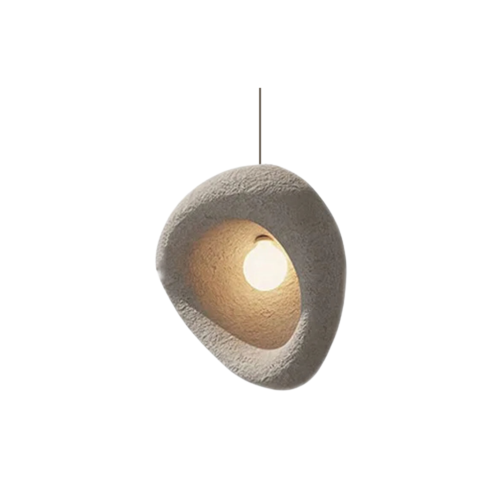 The Radiance of Silence - Stone Pendant Lamp