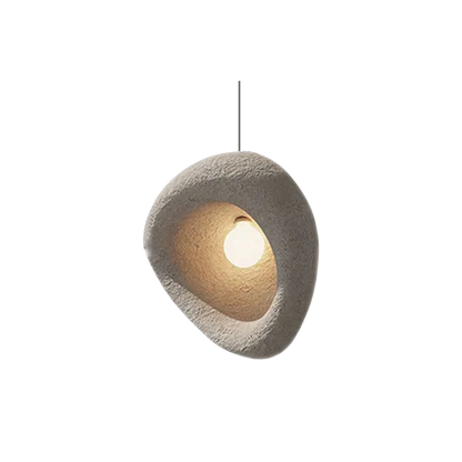 The Radiance of Silence - Stone Pendant Lamp