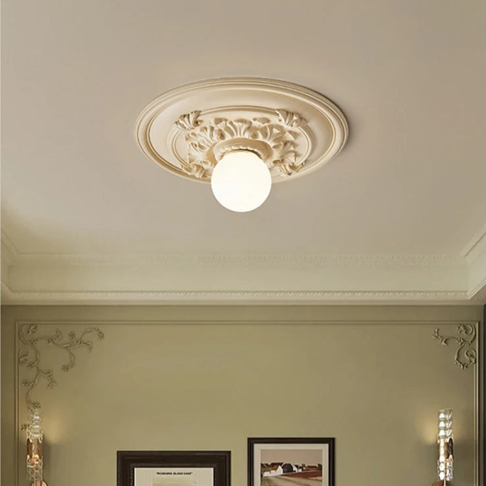 Lampada da soffitto Charm scolpita