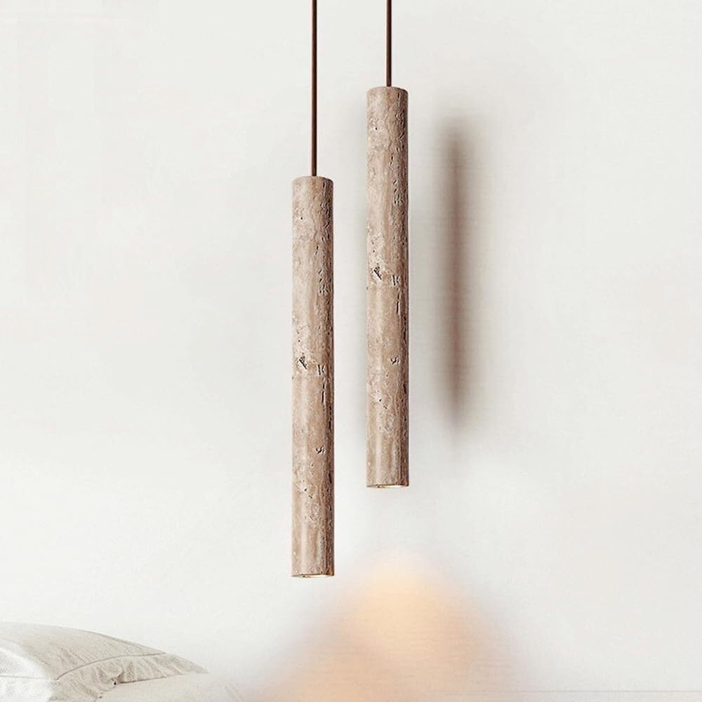 The Marbled Travertine Tube Light