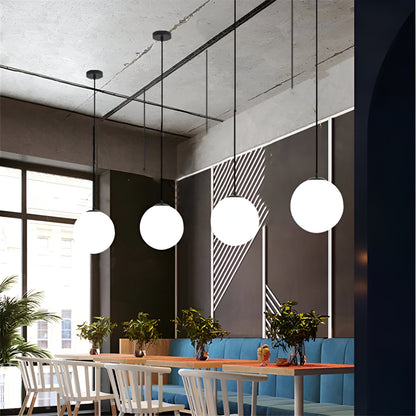 Modern Glass Ball Pendant Light