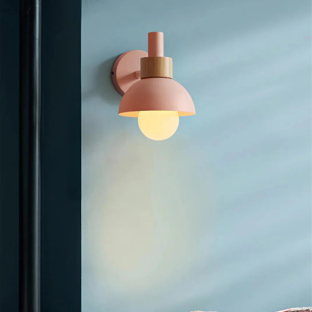 Nordic Macaron Flashlight Wall Lamp