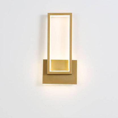 Luxurious Gold LED Lamp Minimalist Design