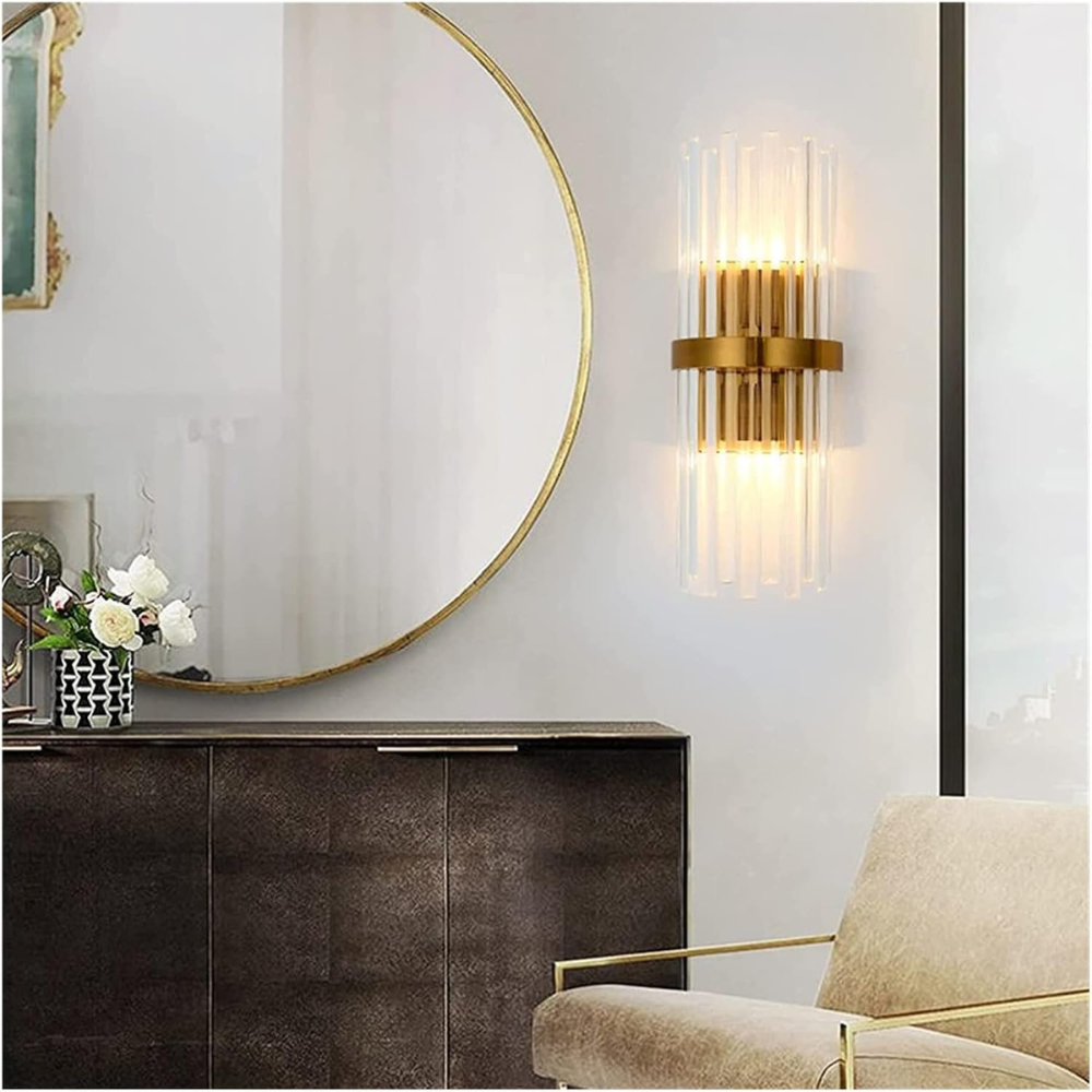 Crystal Gold Wall Lamp