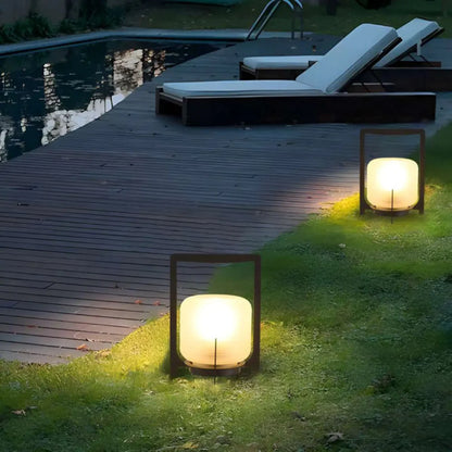 Sustainable Solar-Powered Outdoor Table Lamp