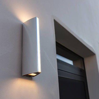 Modern Triangular Prism Outdoor Wall Lamp