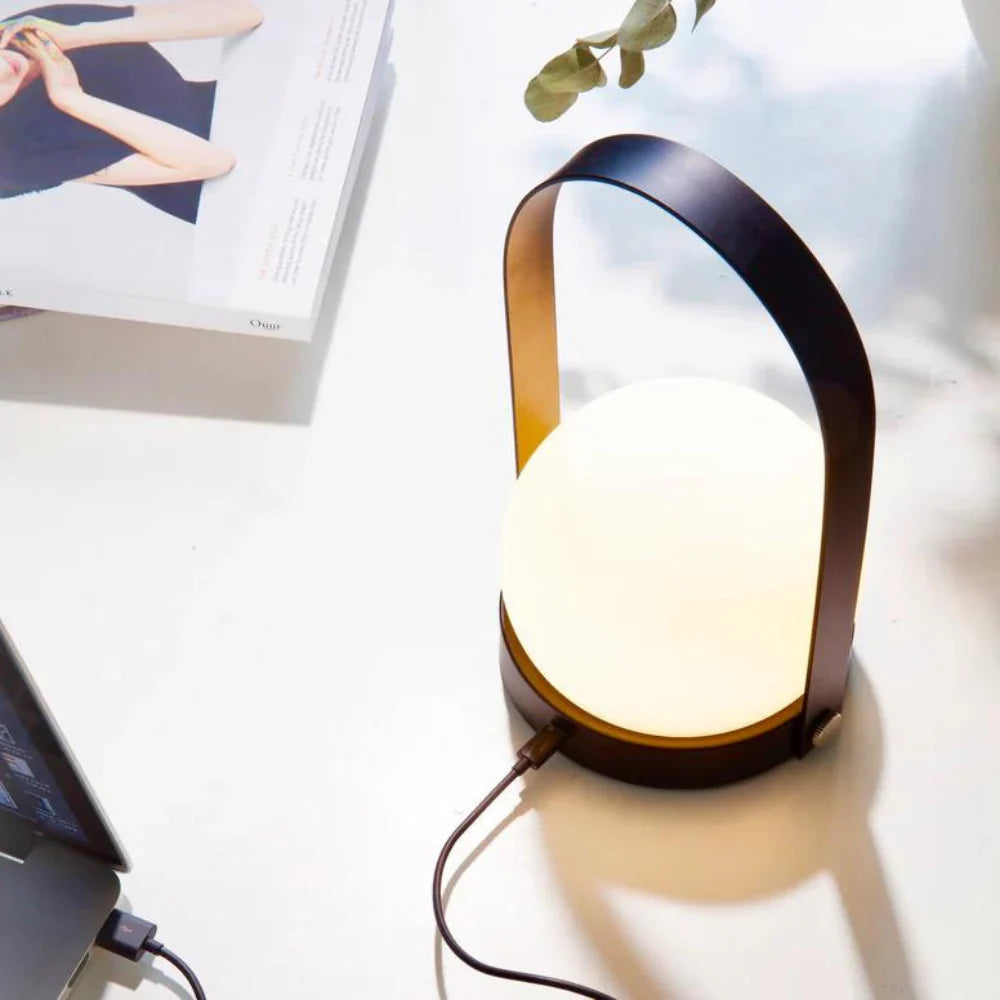 Carrie’s Lantern Wireless Modern Table Lamp