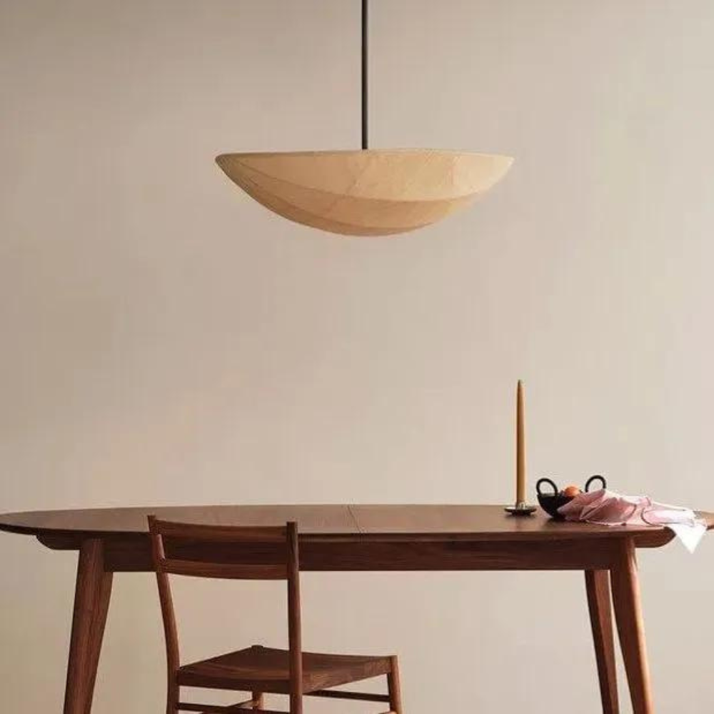 The Wabi-Sabi Canvas Ceiling Lamp