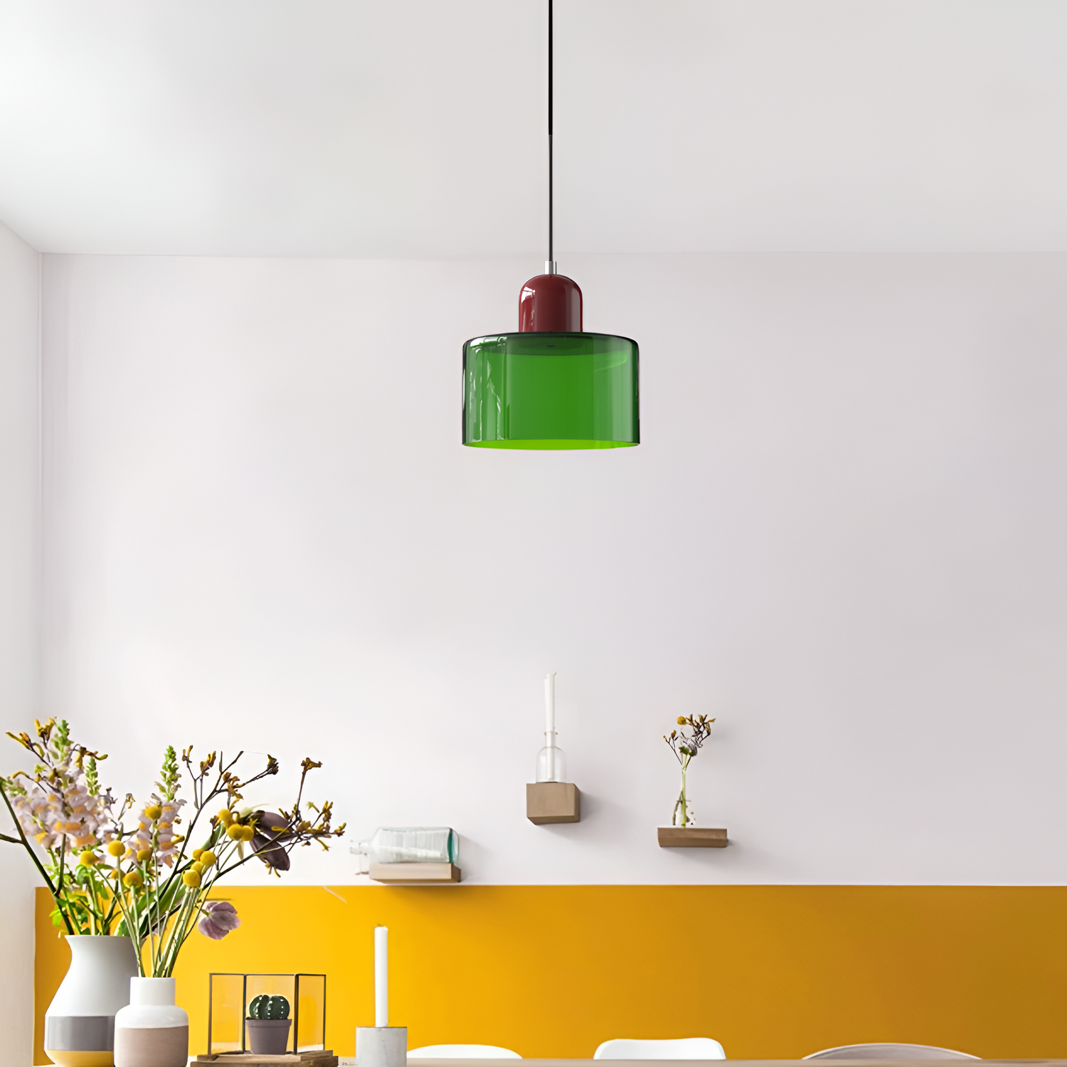 Nordic Glass Shade Pendant Light
