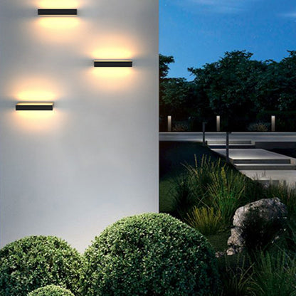 Modern Hollow Waterproof Outdoor Wall Lamp