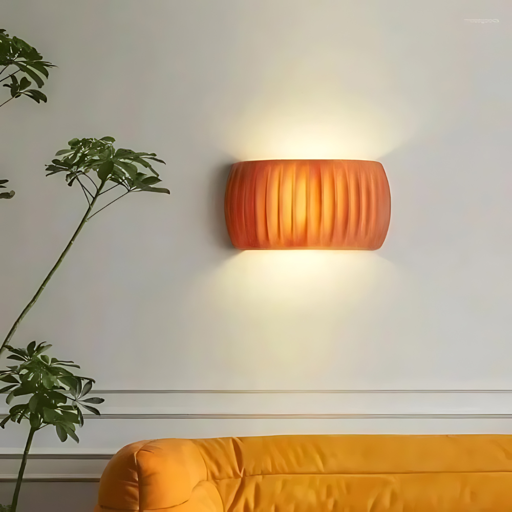 De Zon van Art Deco Hars Wandlamp