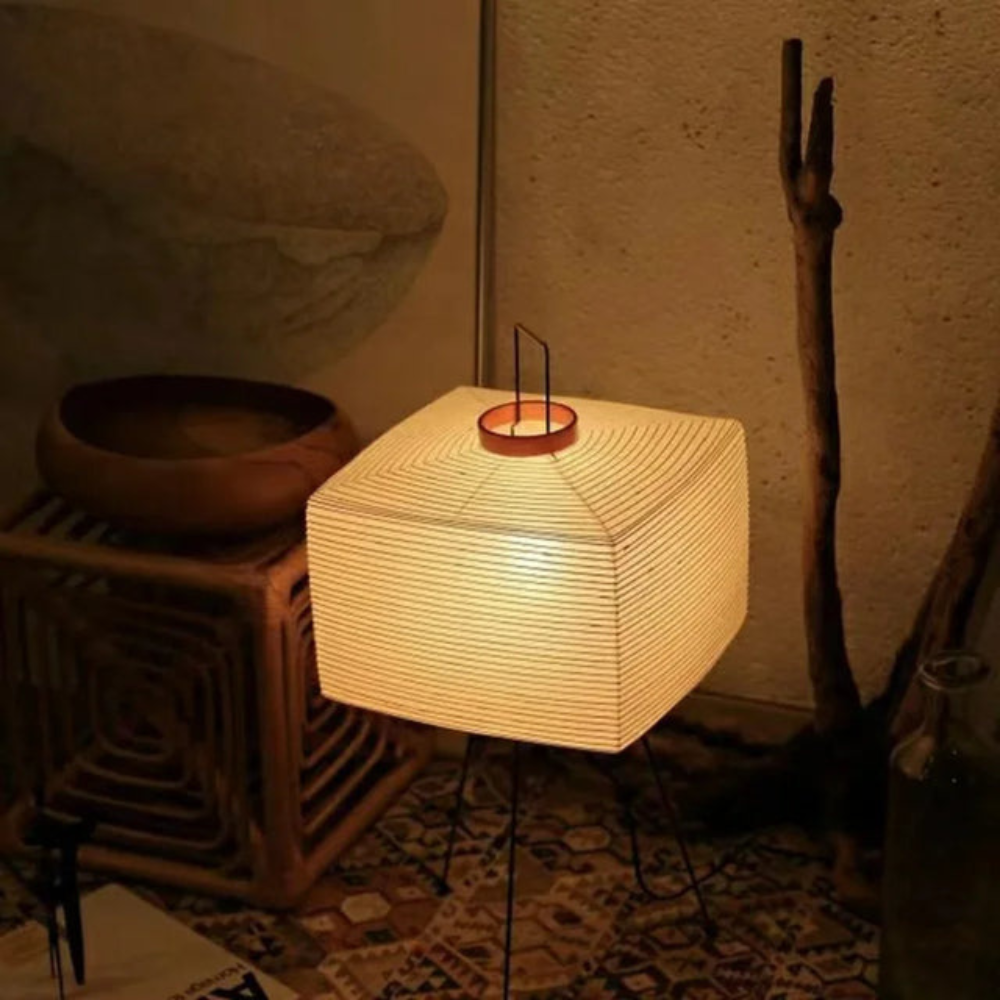 Lampe de table Élégance en papier Japandi