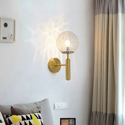 Minimalist Globe Mystical Radiance Wall Lamp