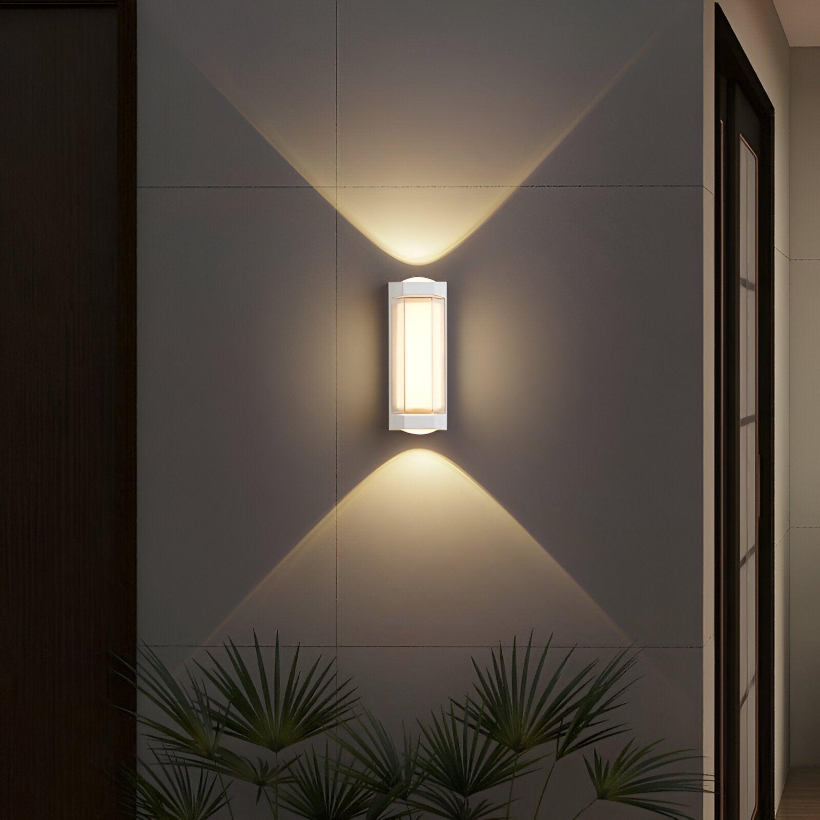 Nordic Up Down Acrylic IP65 Waterproof Outdoor Wall Lamp