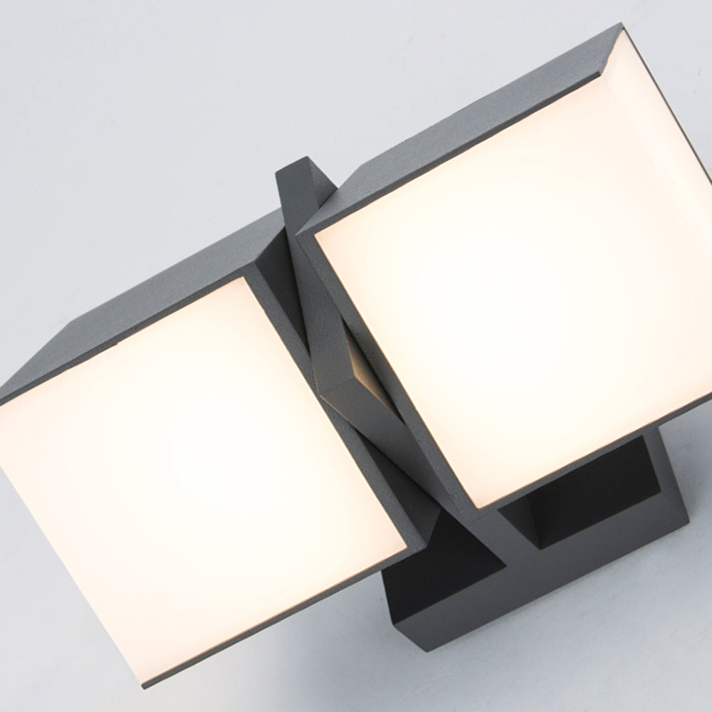 Geometry Rotatable Outdoor IP65 Waterproof Wall Lamp