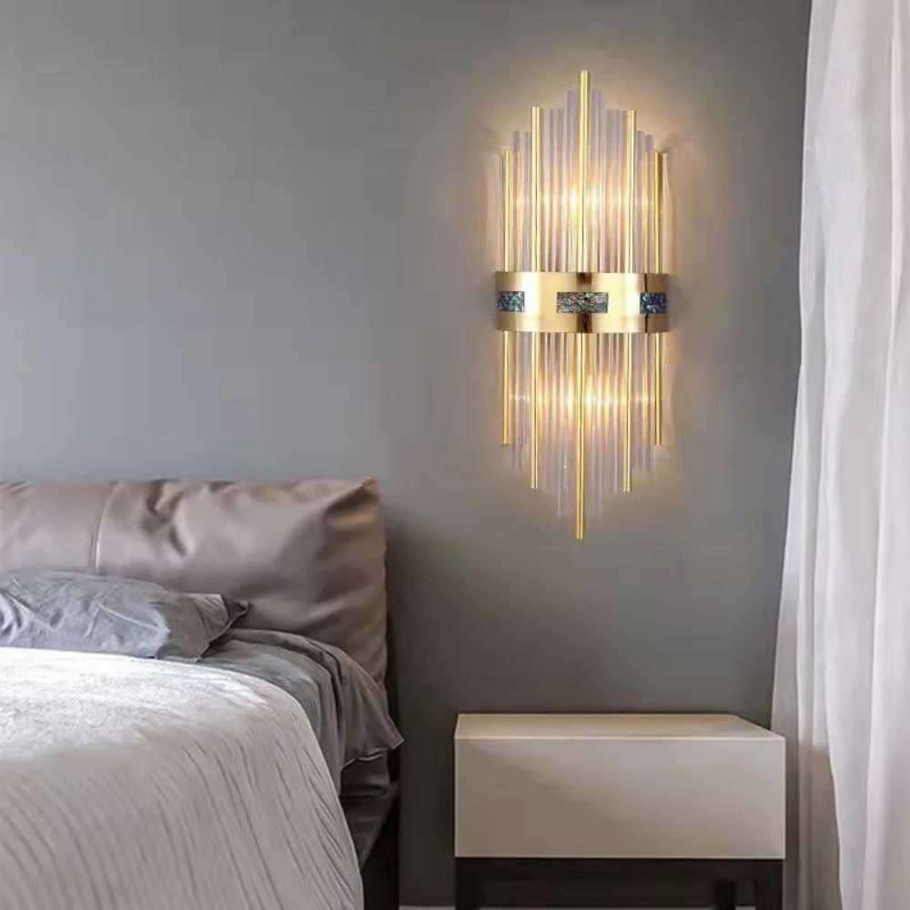 The Sparkling Crystal Wall Lamp