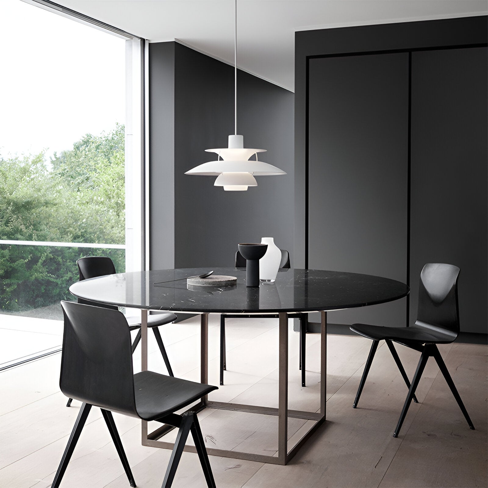 Nordic Modern Flying Layered Shade Pendant Lamp