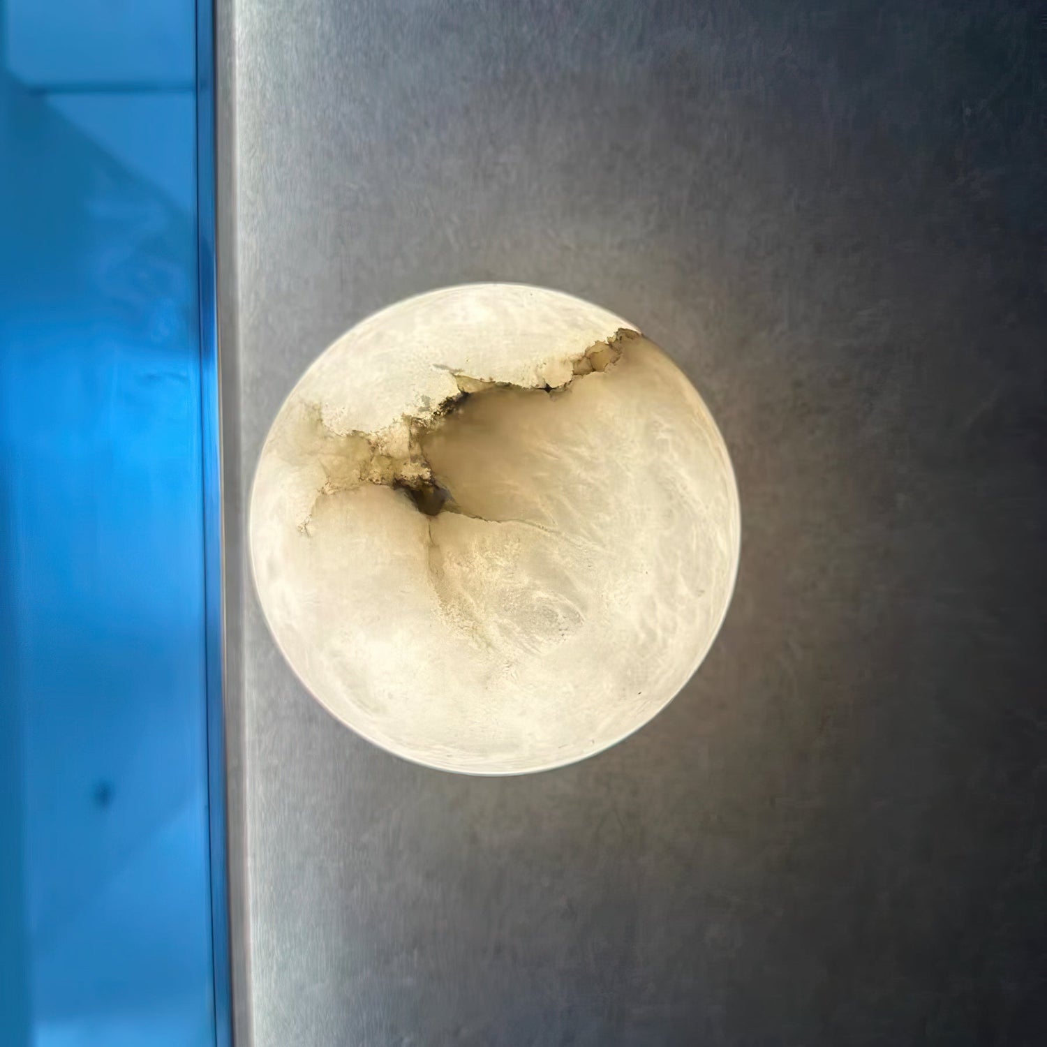 Alabaster Elegance Mini Orb Wall Lamp