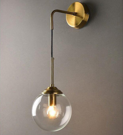 Shiny Nordic Globe Wall Lamp