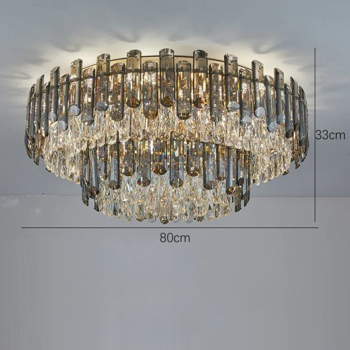 Gold Luxury Crystal Ceiling Chandelier