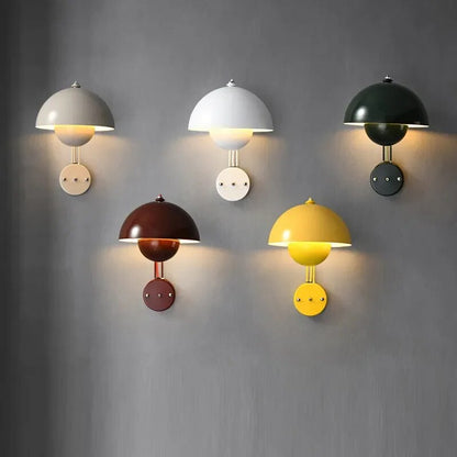 Nordic Style Mushroom Wall Lamp