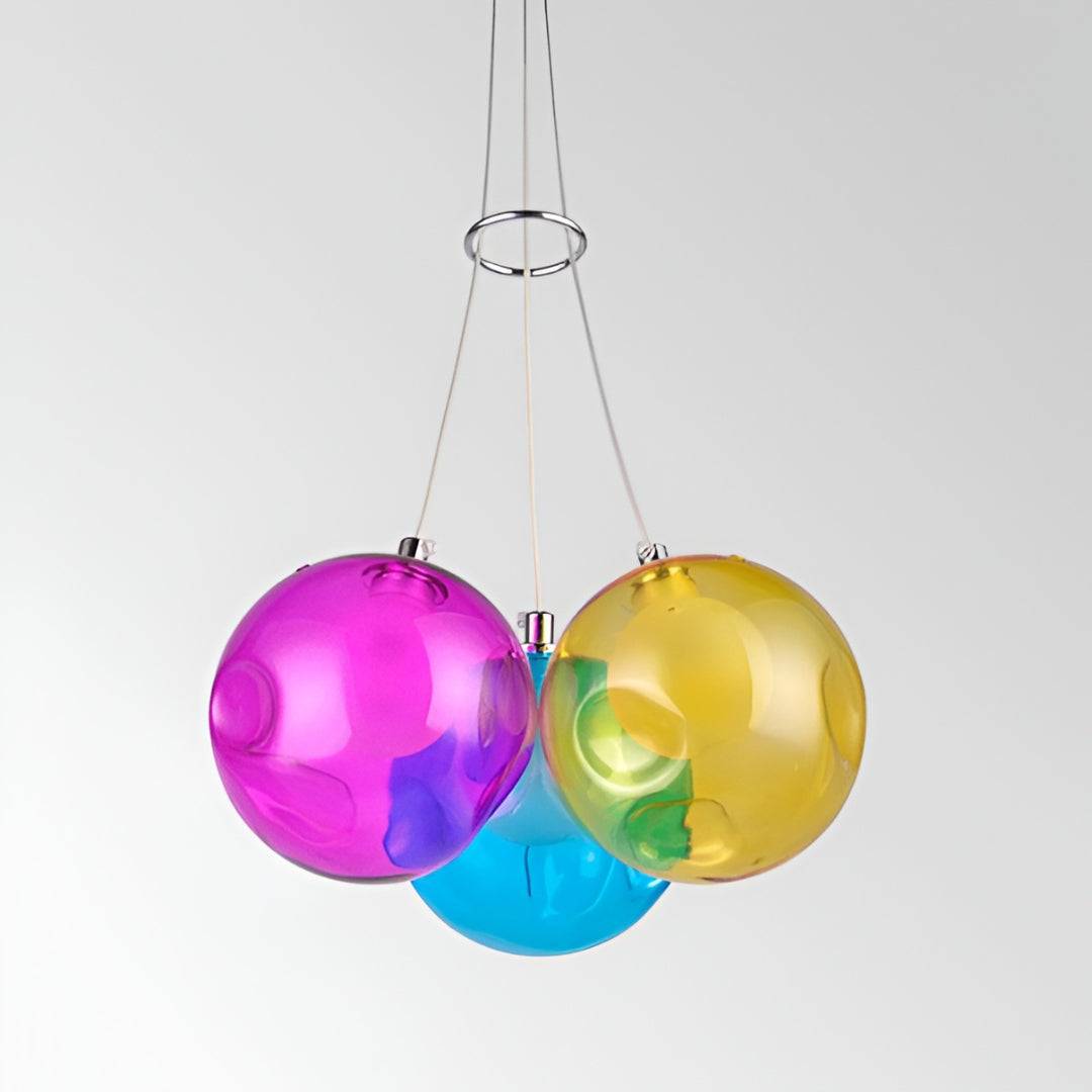 Elaris Aurora Nordic Iron Bubble Glass Ball Chandelier