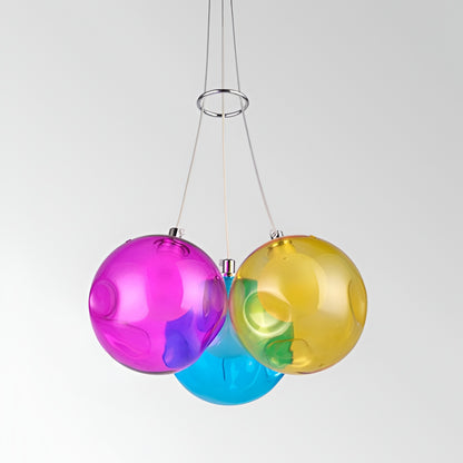 Elaris Aurora Nordic Iron Bubble Glass Ball Chandelier
