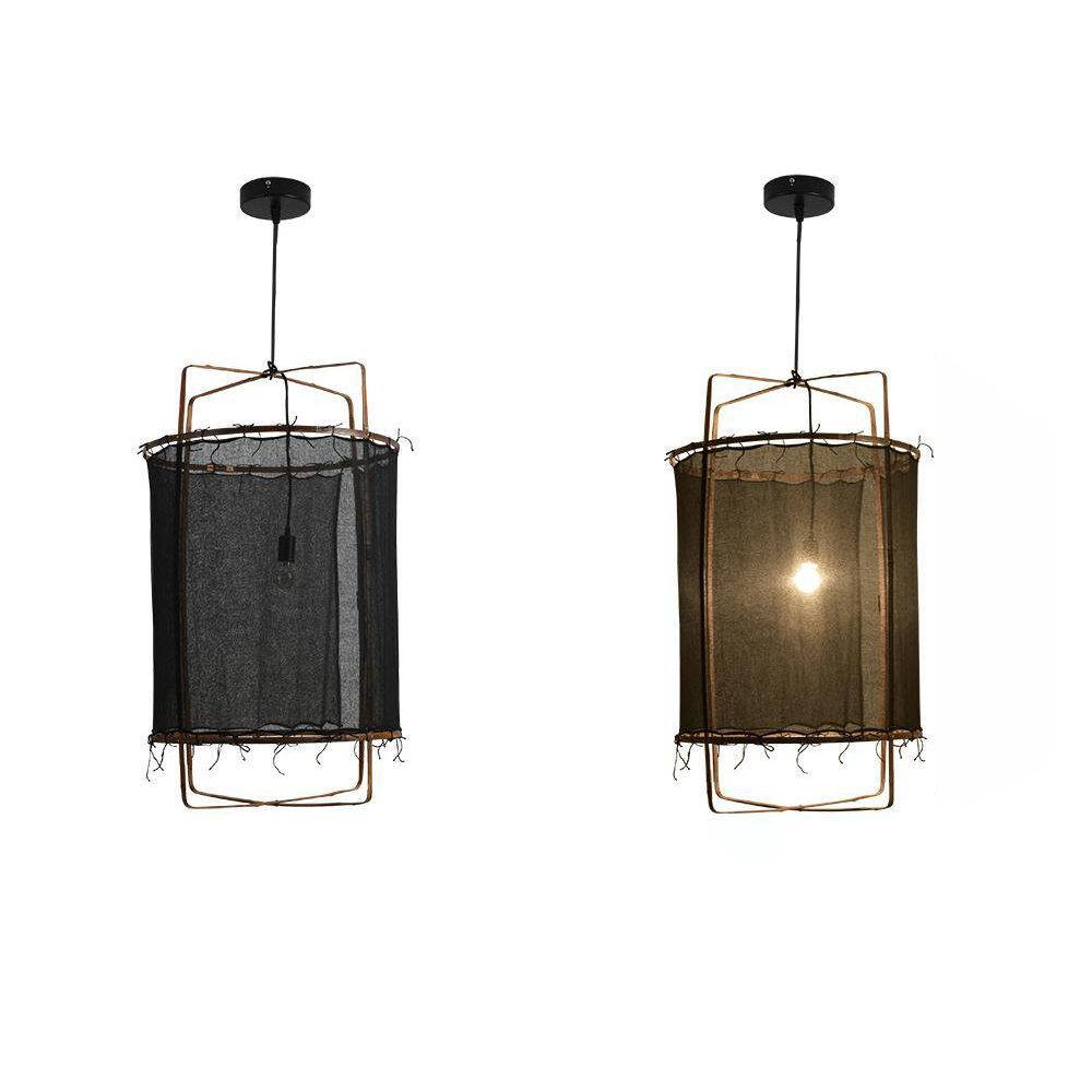 Boho Eco Ay Illuminate Bamboo Pendant Lamp