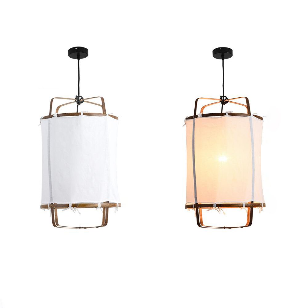 Lampe suspendue en bambou Boho Eco Ay Illuminate