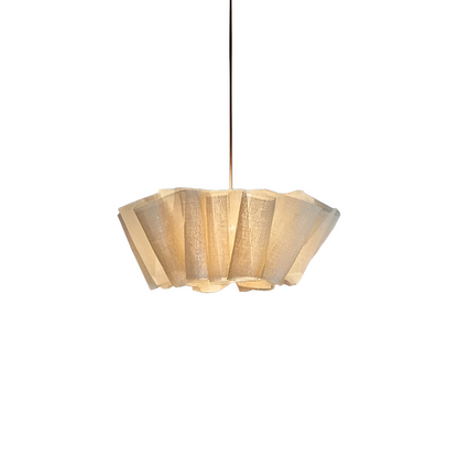 Nordic Creamy Fabric Shade Ainara Pendant Light