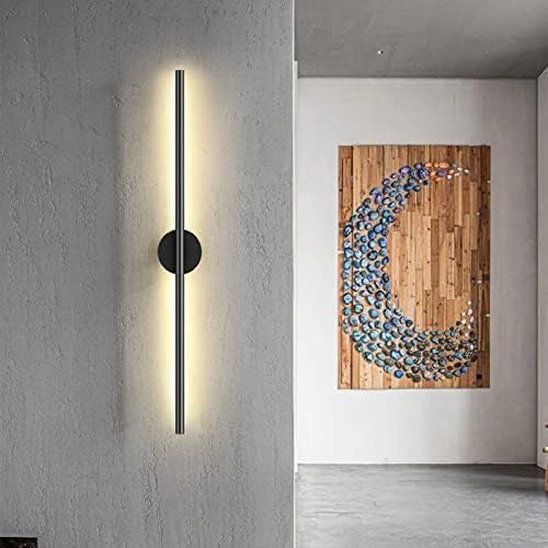 Moderne schwarze Aluminium-Wandleuchte