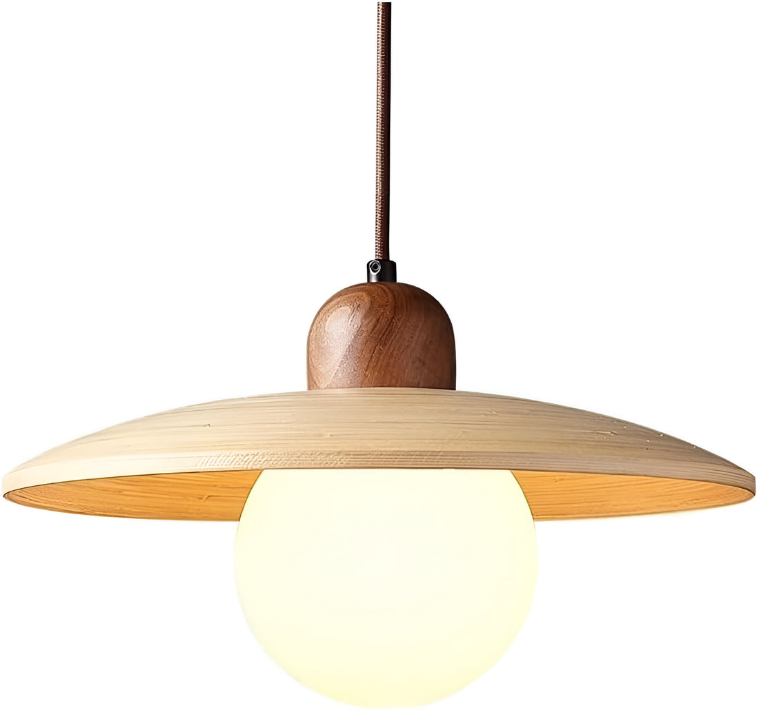 The Japandi Wood Elegance Pendant Light