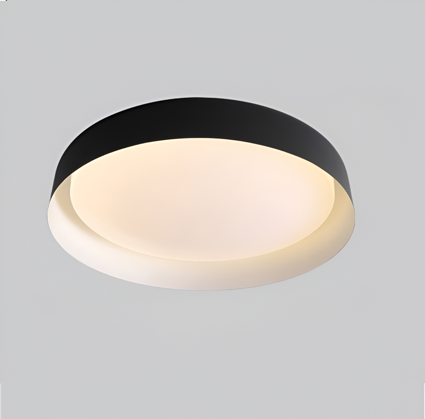 Lampe de plafond ronde en bois au style Wabi-Sabi