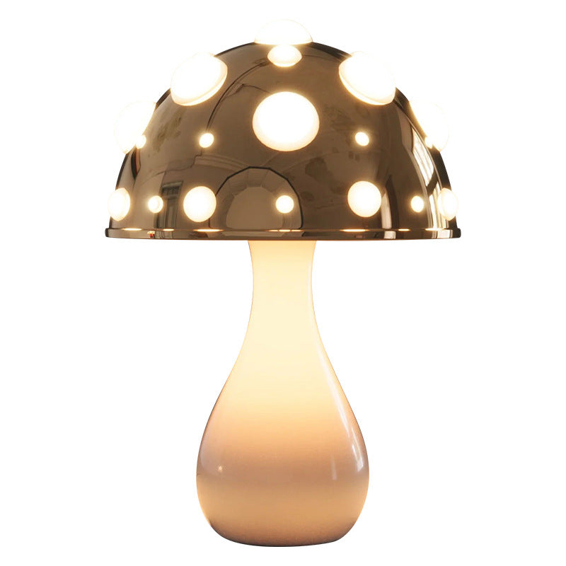 Lampe de table LED champignon créatif contemporain