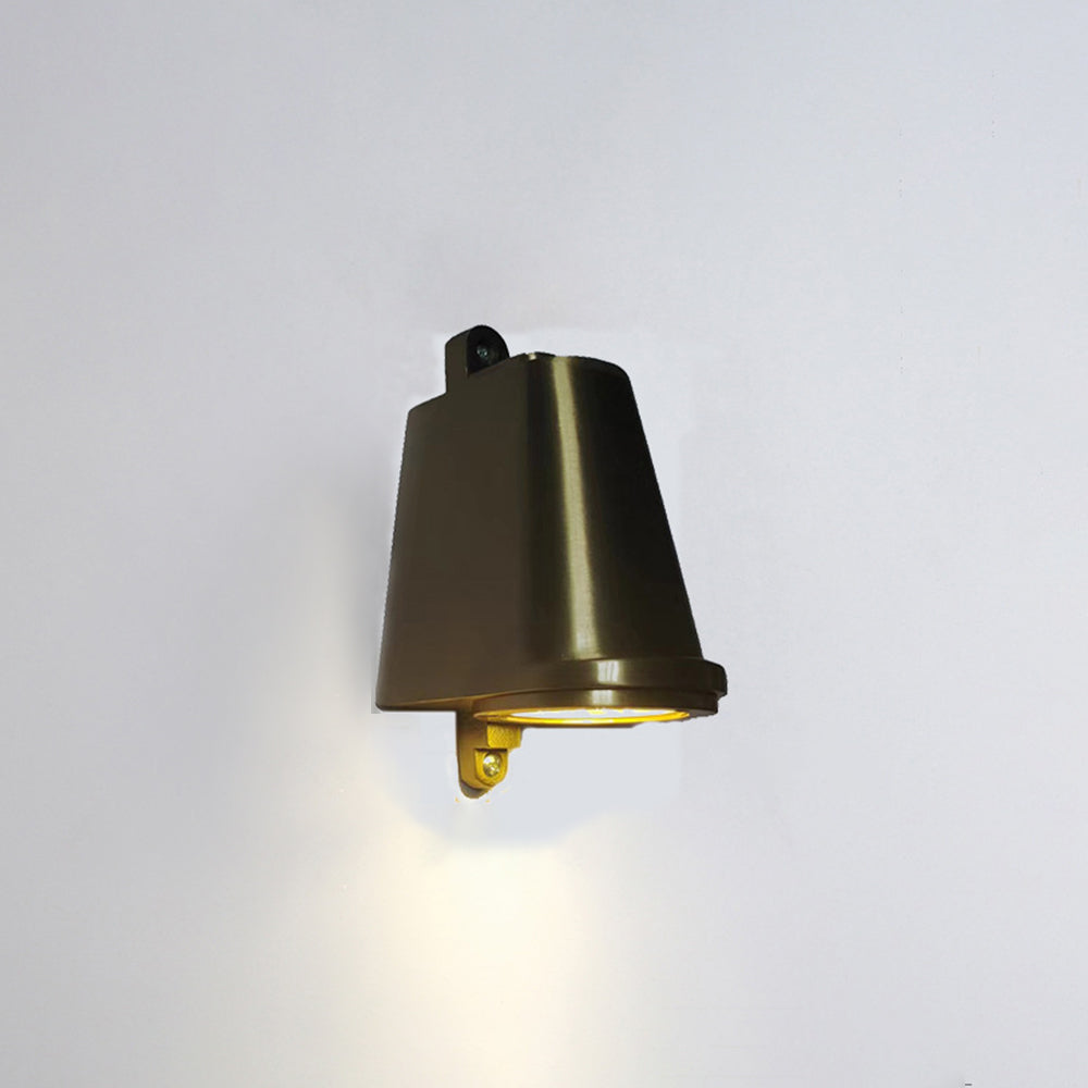 Lampe murale extérieure en métal industriel en forme de cloche, étanche IP65