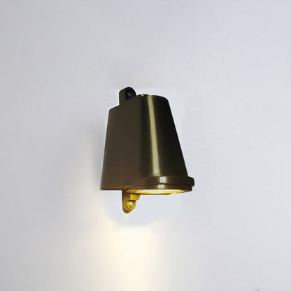 Industrial Metal Bell-Shaped Outdoor Wall Lamp