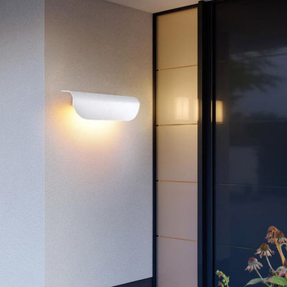 Modern Waterproof Curved Outdoor Wall Light