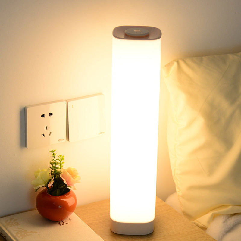 Acrylic Column Shade USB LED Table Lamp