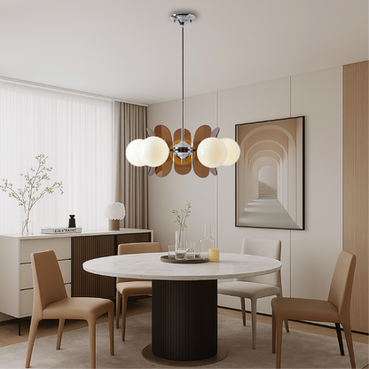 Aurelia Modern Bauhaus Glass Pendant Light