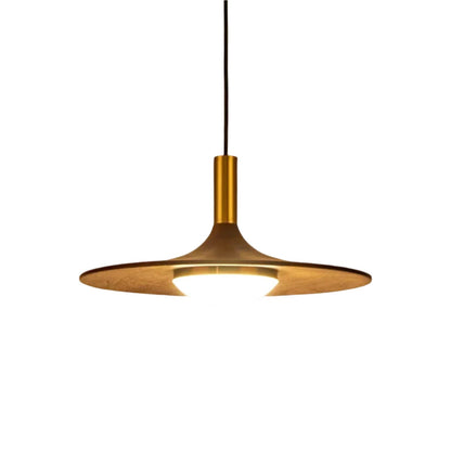 Elegant Walnut Nordic Pendant Light