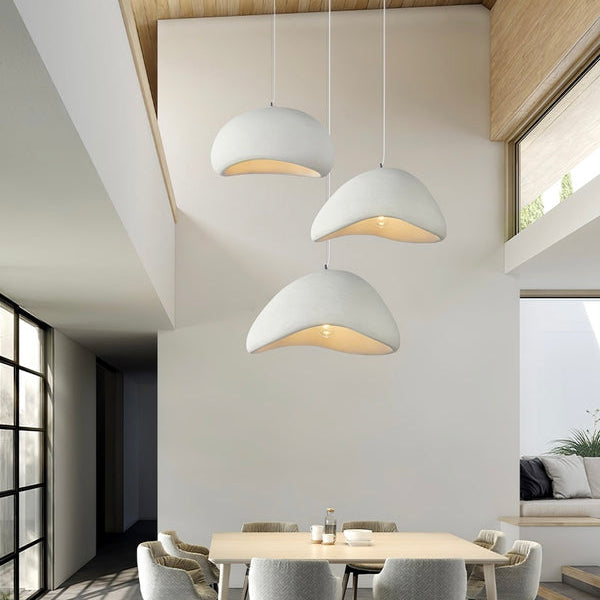 Wabi Sabi Cloud Burst Japandi Pendant Light
