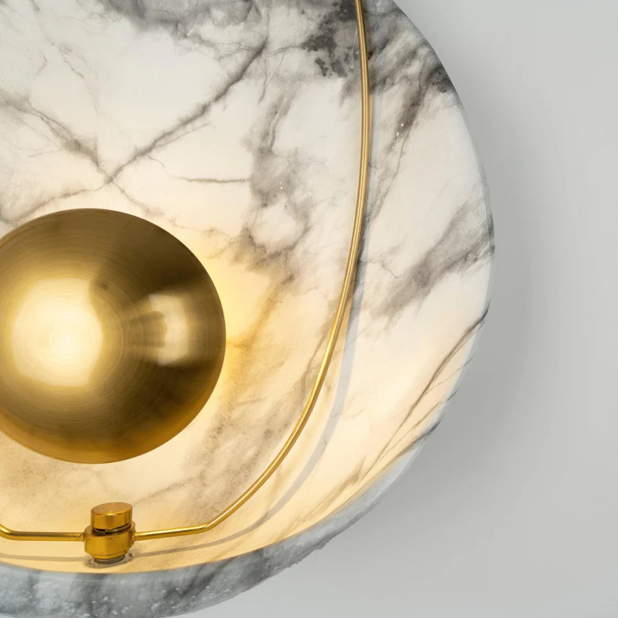 Artisan Shell Resin Wall Lamp