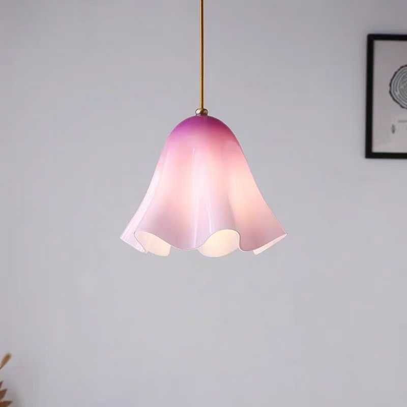 Aurelia Bloom Bellflower Glass Pendant Light
